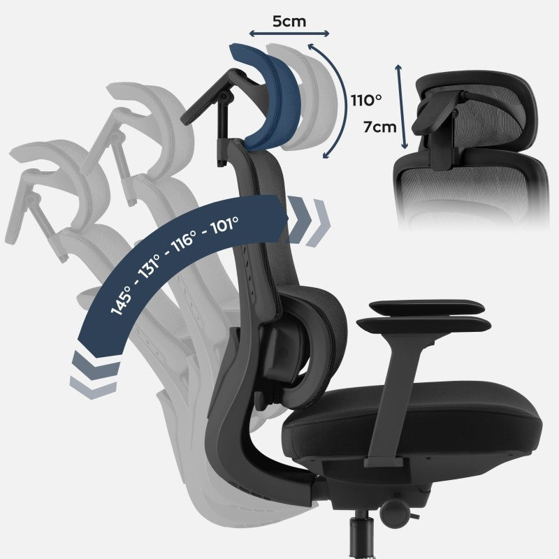Mark Adler Office chair with massage Visioner 6.1 Black - image 9