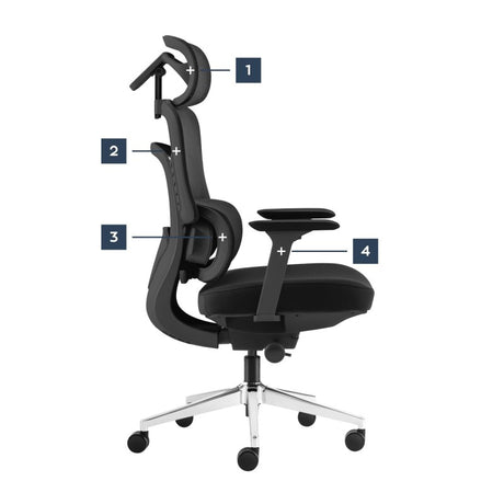 Mark Adler Office chair with massage Visioner 6.1 Black - image 14