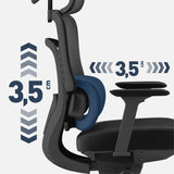 Mark Adler Office chair with massage Visioner 6.1 Black - image 19