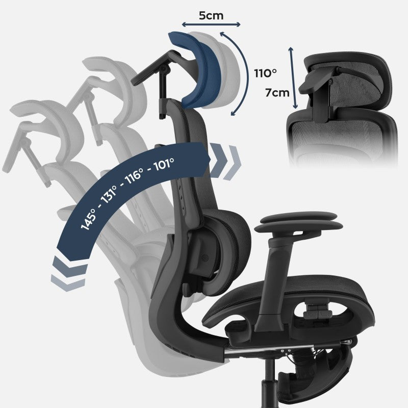 Mark Adler Office chair with massage Visioner 8.3 Black - image 10