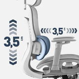 Mark Adler Office chair with massage Visioner 8.3 Grey - image 5