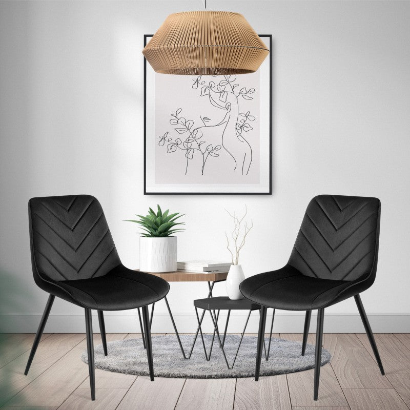 Mark Adler Prince 3.0 Velour Chair Black - image 4