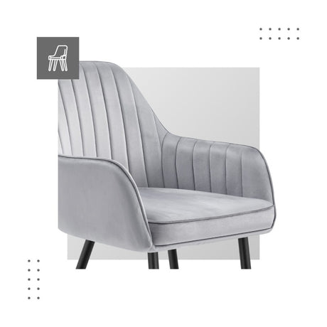 Mark Adler Prince 6.0 Grey velour chair - image 9