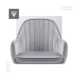 Mark Adler Prince 6.0 Grey velour chair - image 12