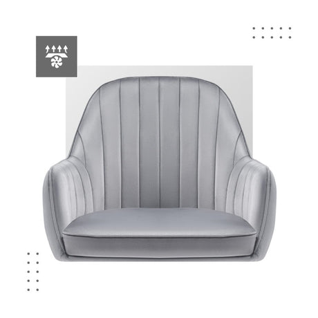 Mark Adler Prince 6.0 Grey velour chair - image 12