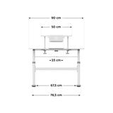 Mark Adler Study 3.7 Grey 90 cm adjustable children's desk - image 17