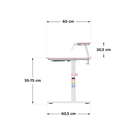 Mark Adler Study 3.7 Pink 90 cm adjustable children's desk - image 5