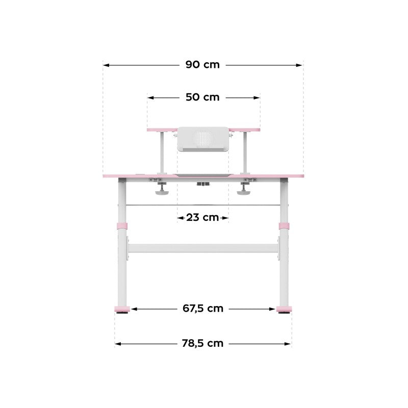 Mark Adler Study 3.7 Pink 90 cm adjustable children's desk - image 6