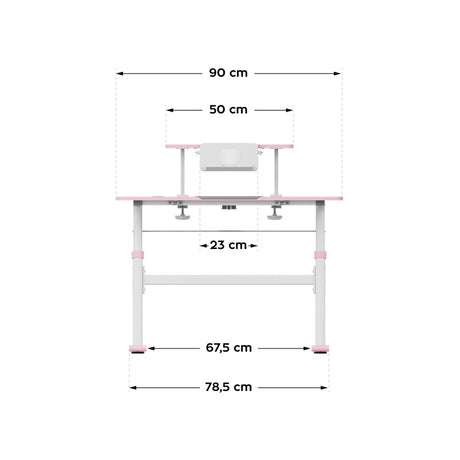 Mark Adler Study 3.7 Pink 90 cm adjustable children's desk - image 6