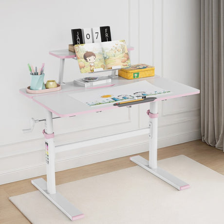 Mark Adler Study 3.7 Pink 90 cm adjustable children's desk - image 19