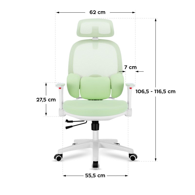 Mark Adler Junior 6.3 Green ergonomic children's chair - image 8