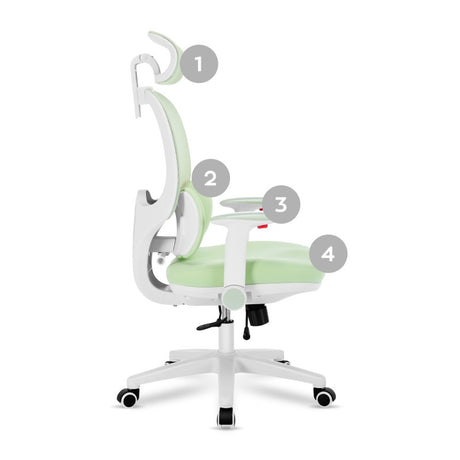 Mark Adler Junior 6.3 Green ergonomic children's chair - image 14