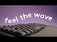Wireless Ergonomic Keyboard Logitech Wave Keys