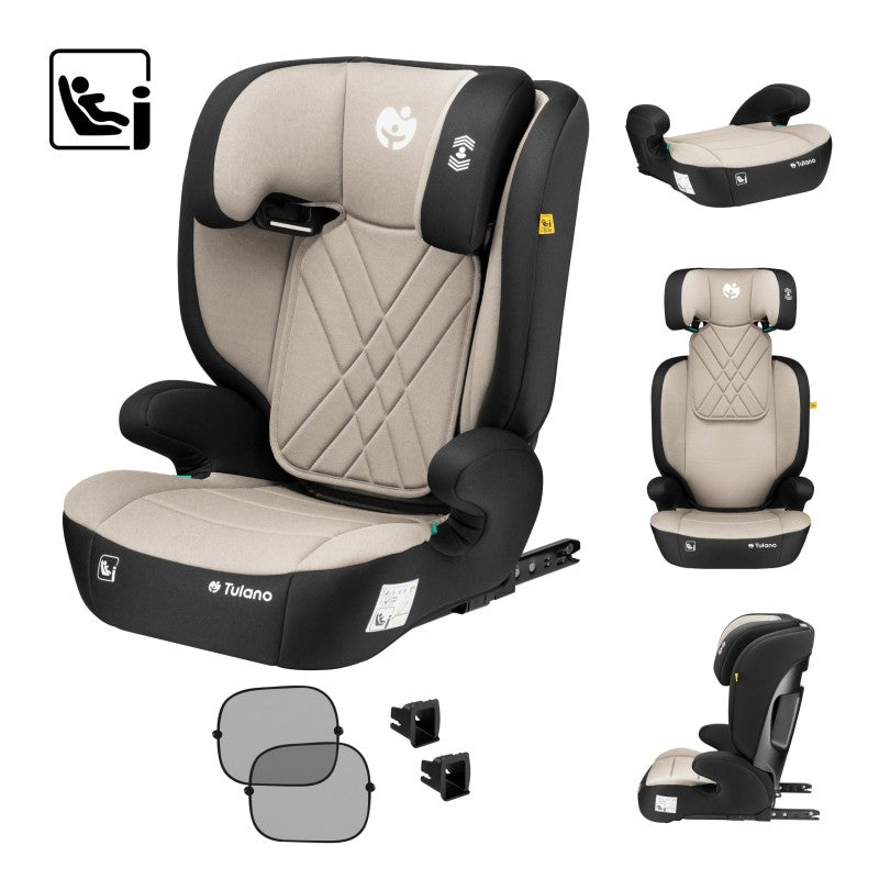 Tulano Baby car seat 2-in-1 100 -150 cm Joy 45 Beige I-Size - image 6
