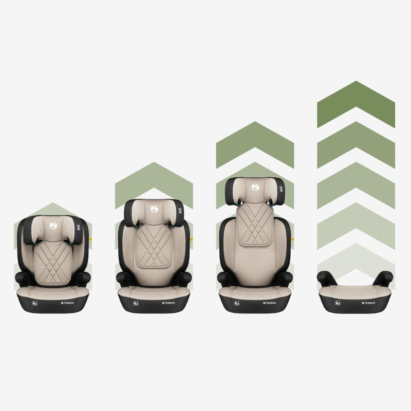 Tulano Baby car seat 2-in-1 100 -150 cm Joy 45 Beige I-Size - image 10