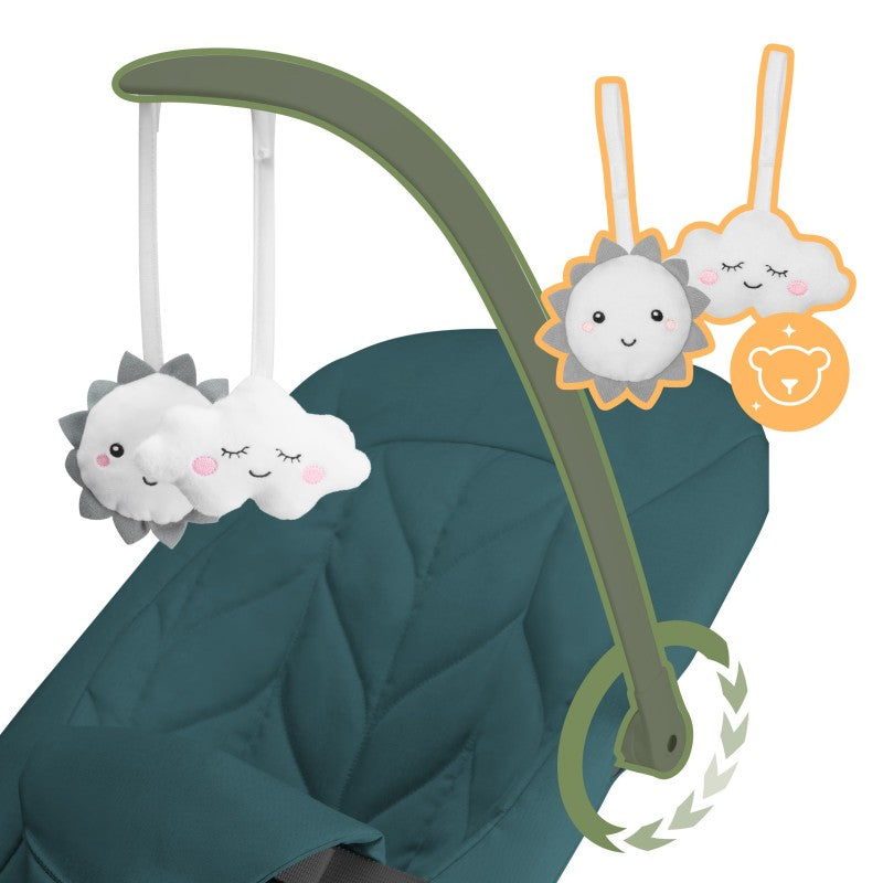 Tulano Baby rocking chair Moon 10 Green - image 8