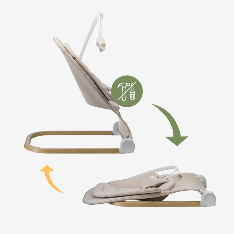 Tulano Beige Moon 50 Beige rocking chair - image 11