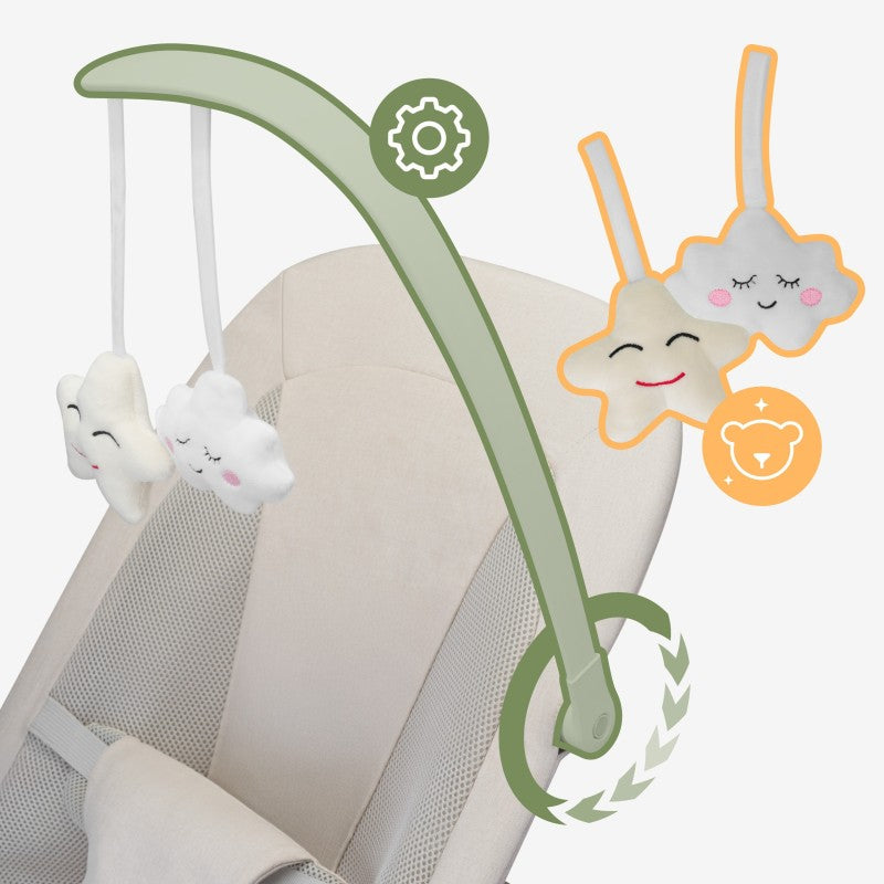 Tulano Beige Moon 50 Beige rocking chair - image 12