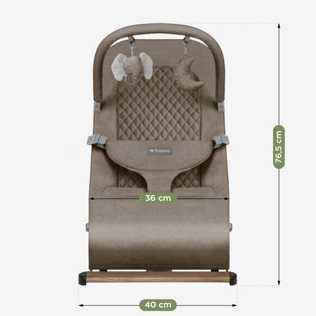 Tulano Moon 30 Beige Baby Bouncer Rocker - image 4