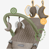Tulano Moon 30 Beige Baby Bouncer Rocker - image 7