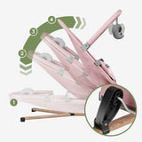 Tulano Moon 30 Pink Baby Bouncer Rocker - image 6