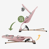 Tulano Moon 30 Pink Baby Bouncer Rocker - image 7