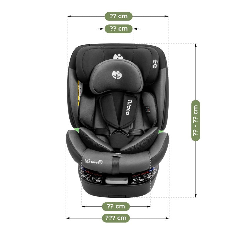 Tulano Loom 35 Black Grey car seat - image 15