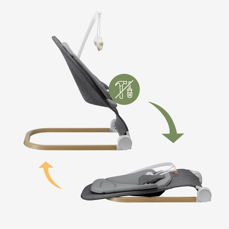 Tulano Moon 50 Grey rocking chair - image 11
