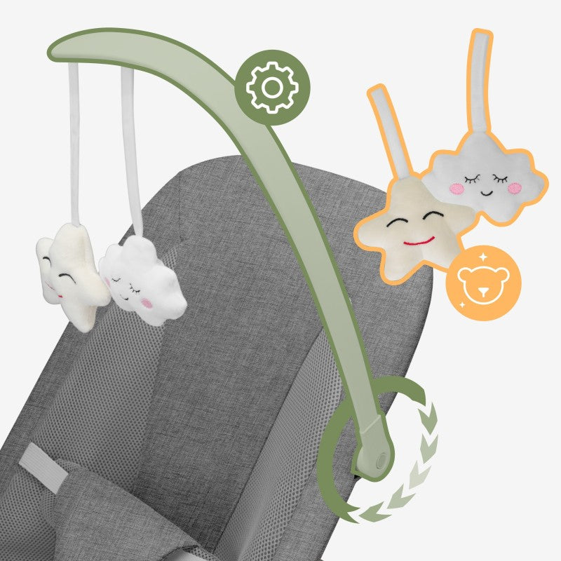 Tulano Moon 50 Grey rocking chair - image 12